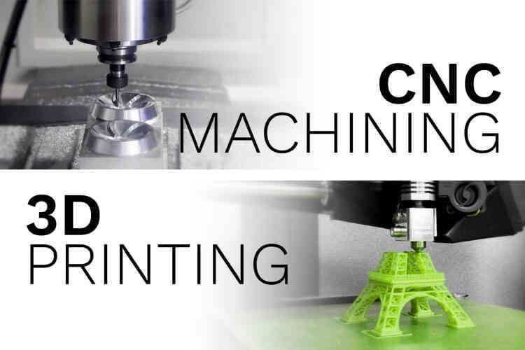 3d printing vs. cnc machining