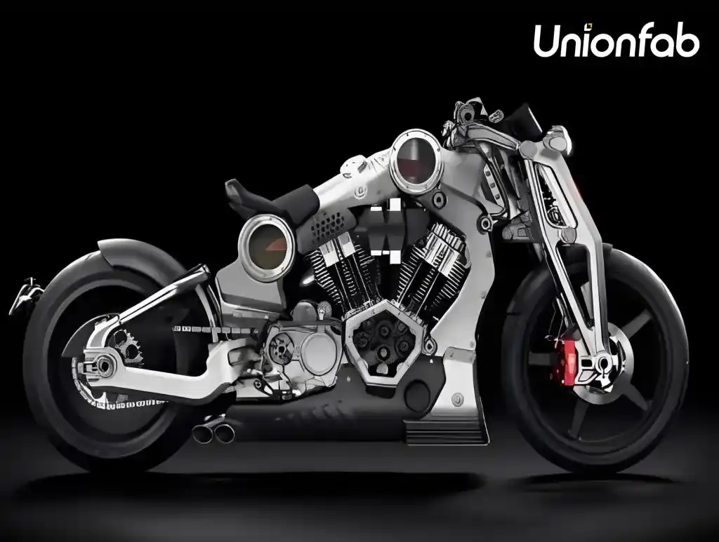 Steel model motorcycle
