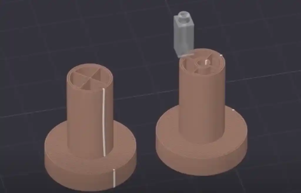 3D Print Screws - use slicing software to create an internal wall